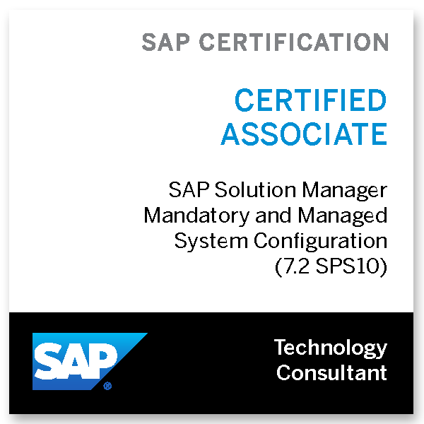 SAP Solution Manager - Mandatory and Managed System Configuration